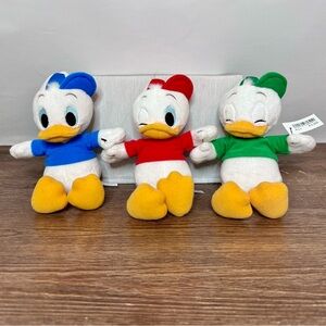 Rare-Tokyo Disney Resort Huey, Dewey, Louie Plush Set